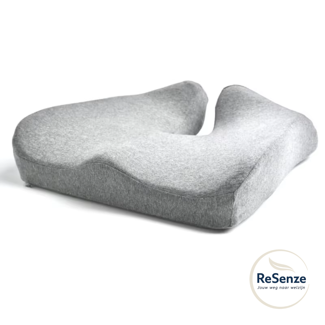 Gezond zitkussen voorkomt druk en ondersteunt houding