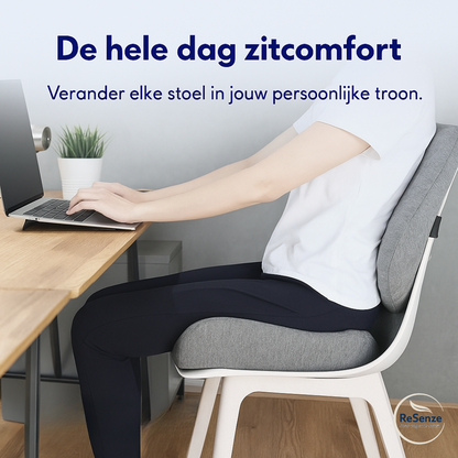 Gezond zitkussen voorkomt druk en ondersteunt houding