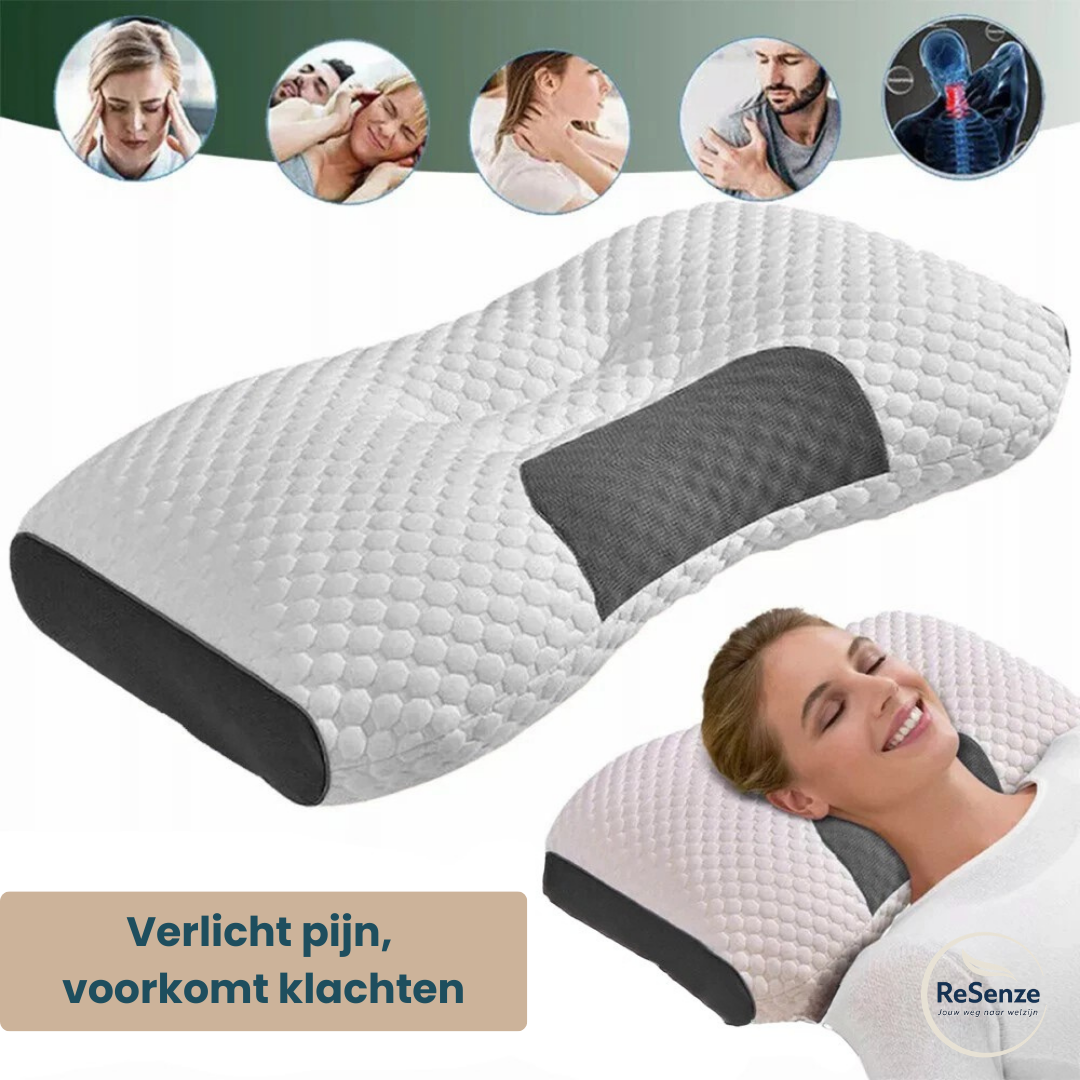 Slaap beter, leef gezonder slaapkussen voor pijnvrij en preventief beter slapen - 1 + 1 gratis