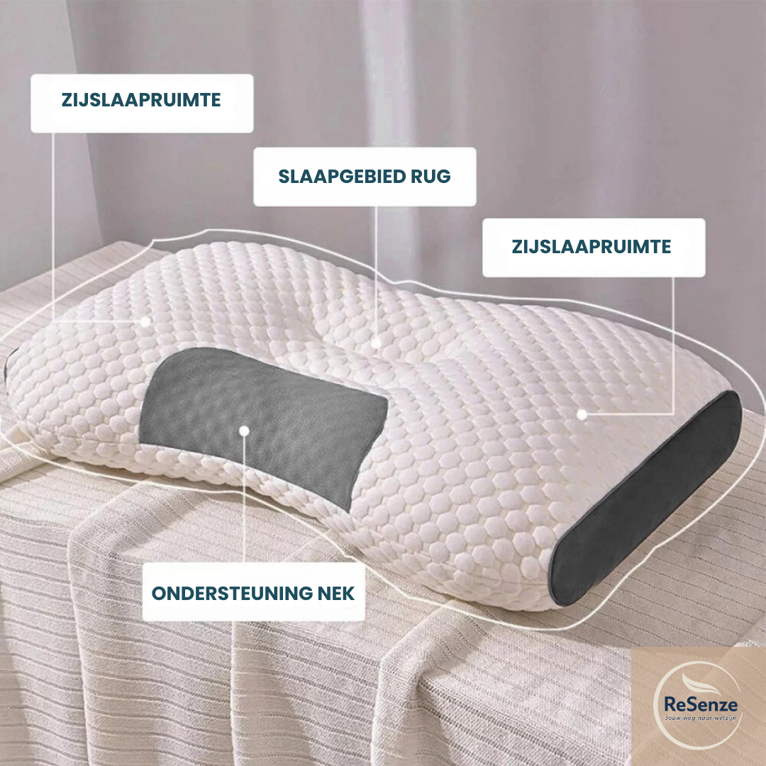 Slaap beter, leef gezonder slaapkussen voor pijnvrij en preventief beter slapen - 1 + 1 gratis