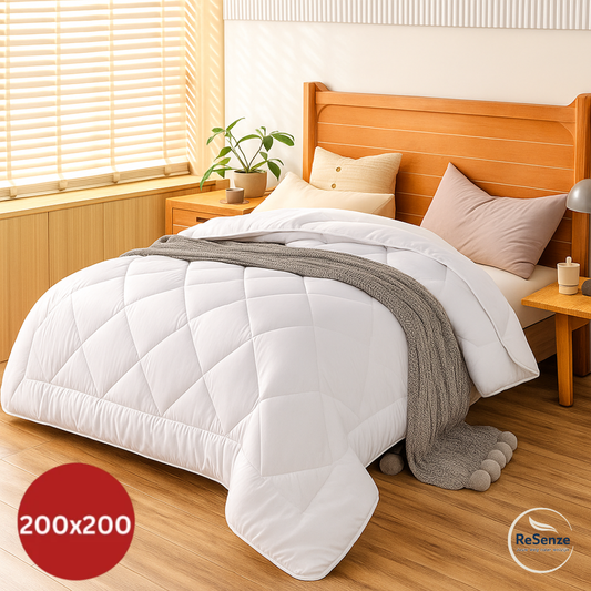 4 Sterren Kwaliteit Wit Dekbed - 200x200cm Ervaar hotelcomfort – elke nacht opnieuw