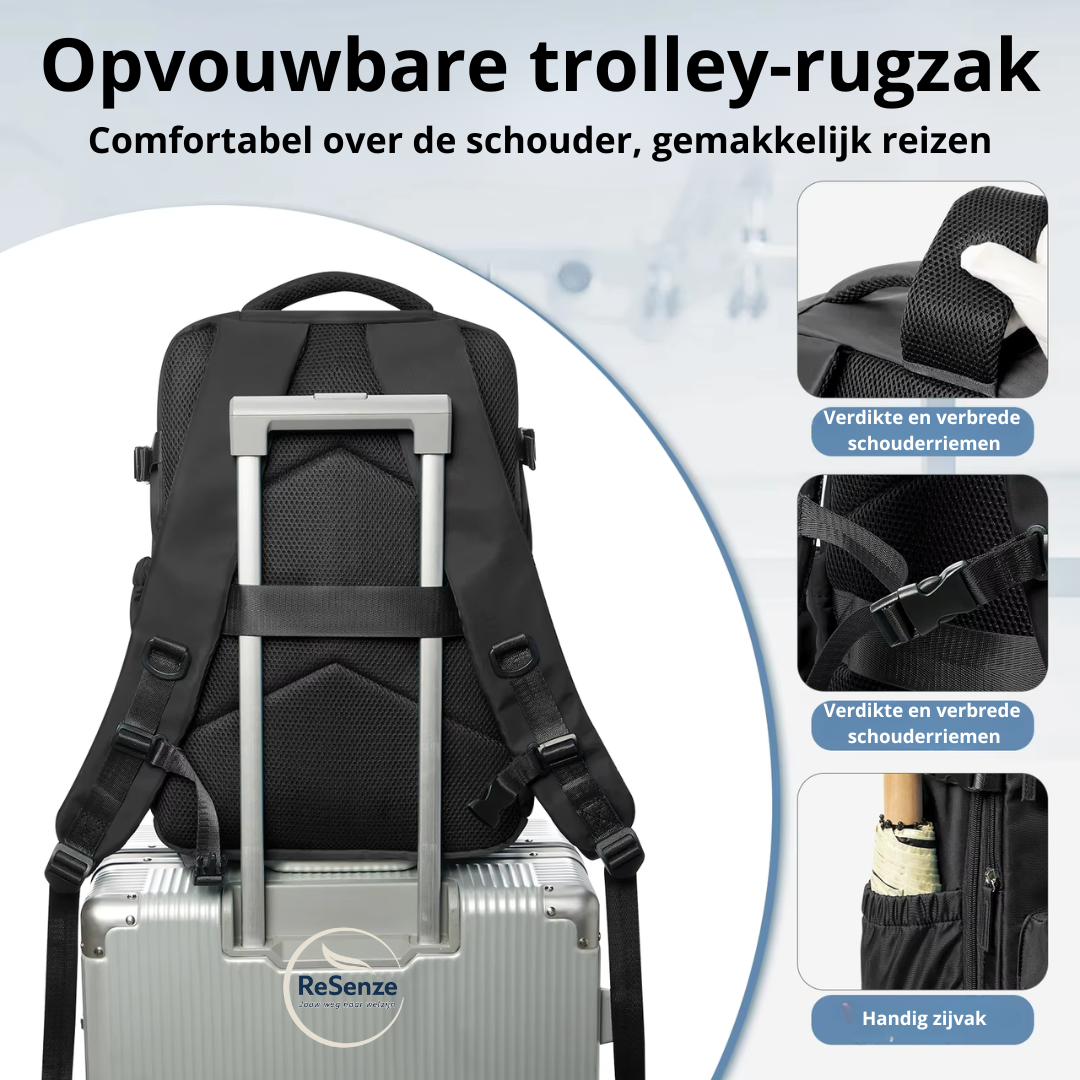 Vacuüm Compressie Reisrugzak + pomp — Vliegtuiggoedgekeurd