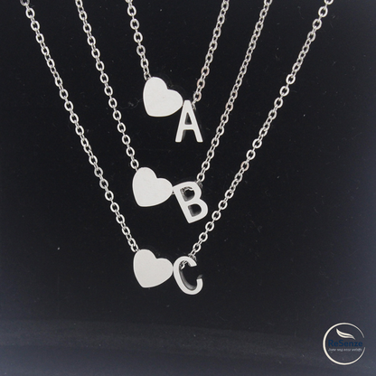 Hart & Letter Ketting Persoonlijk symbool