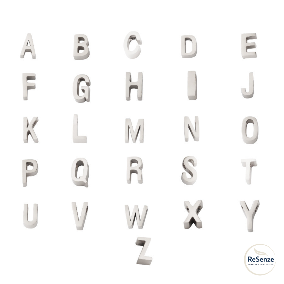 Hart & Letter Ketting Persoonlijk symbool