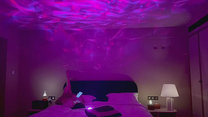 Luchtbevochtiger met sfeerlicht geschikt voor lavendelolie, ontspanning & betere slaap